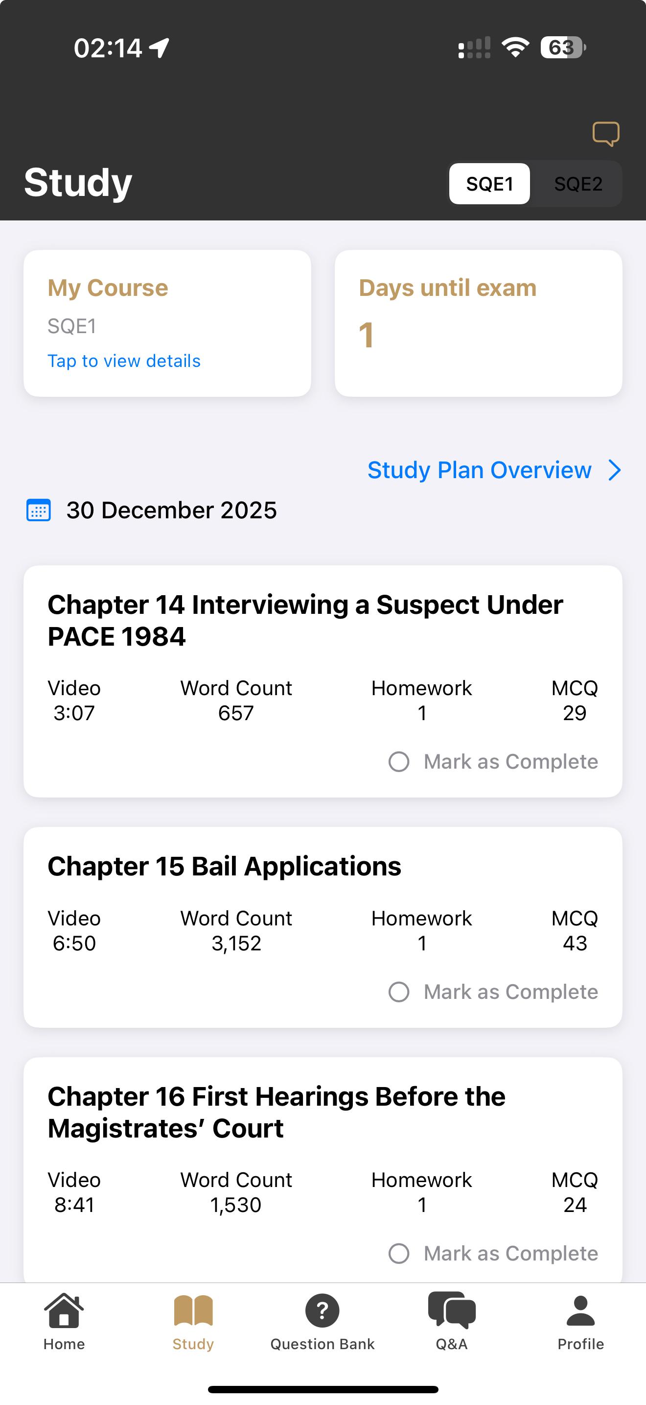 Course Content