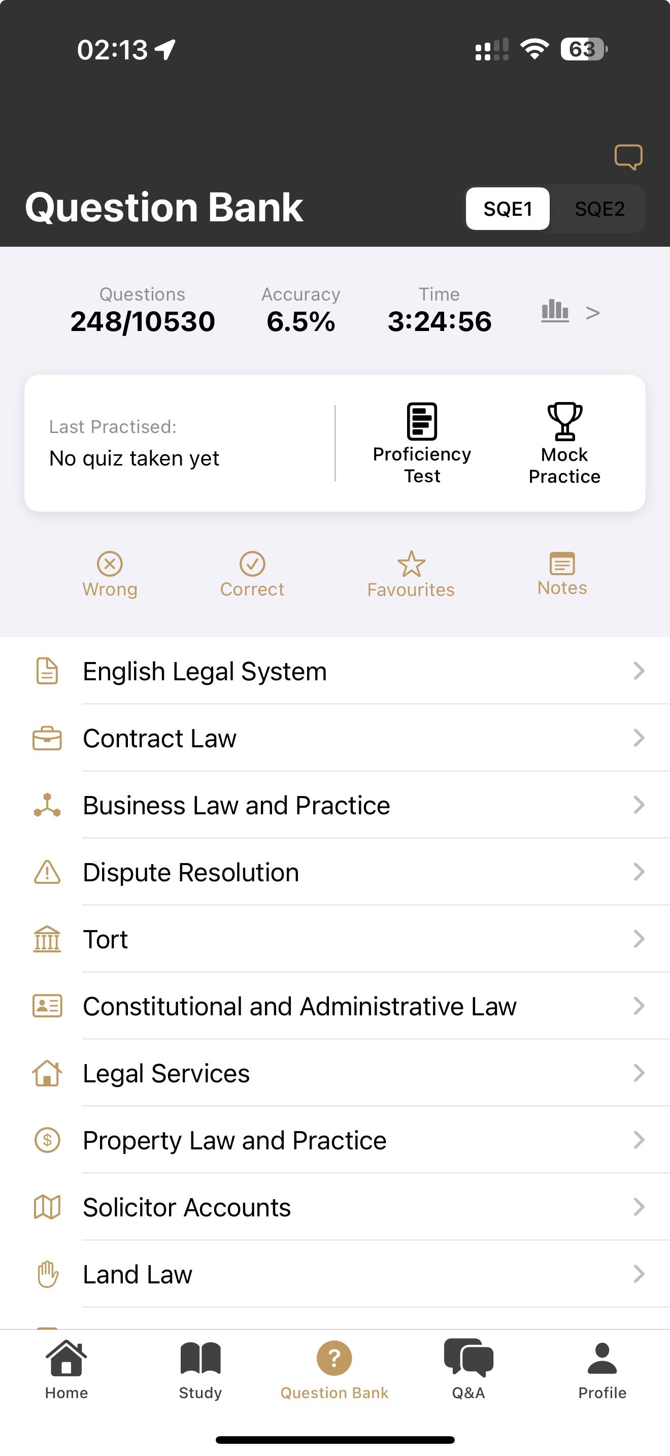 PASS SQE App - Question Bank